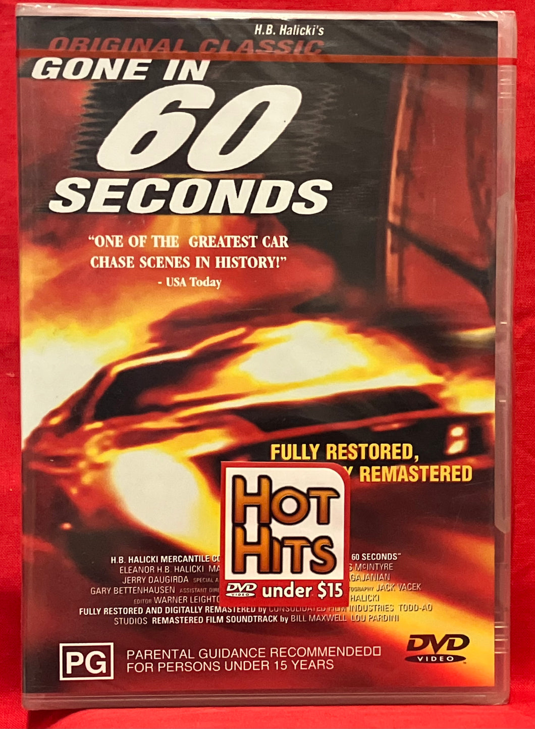 GONE IN 60 SECONDS (1974) - DVD (NEW/ SEALED)