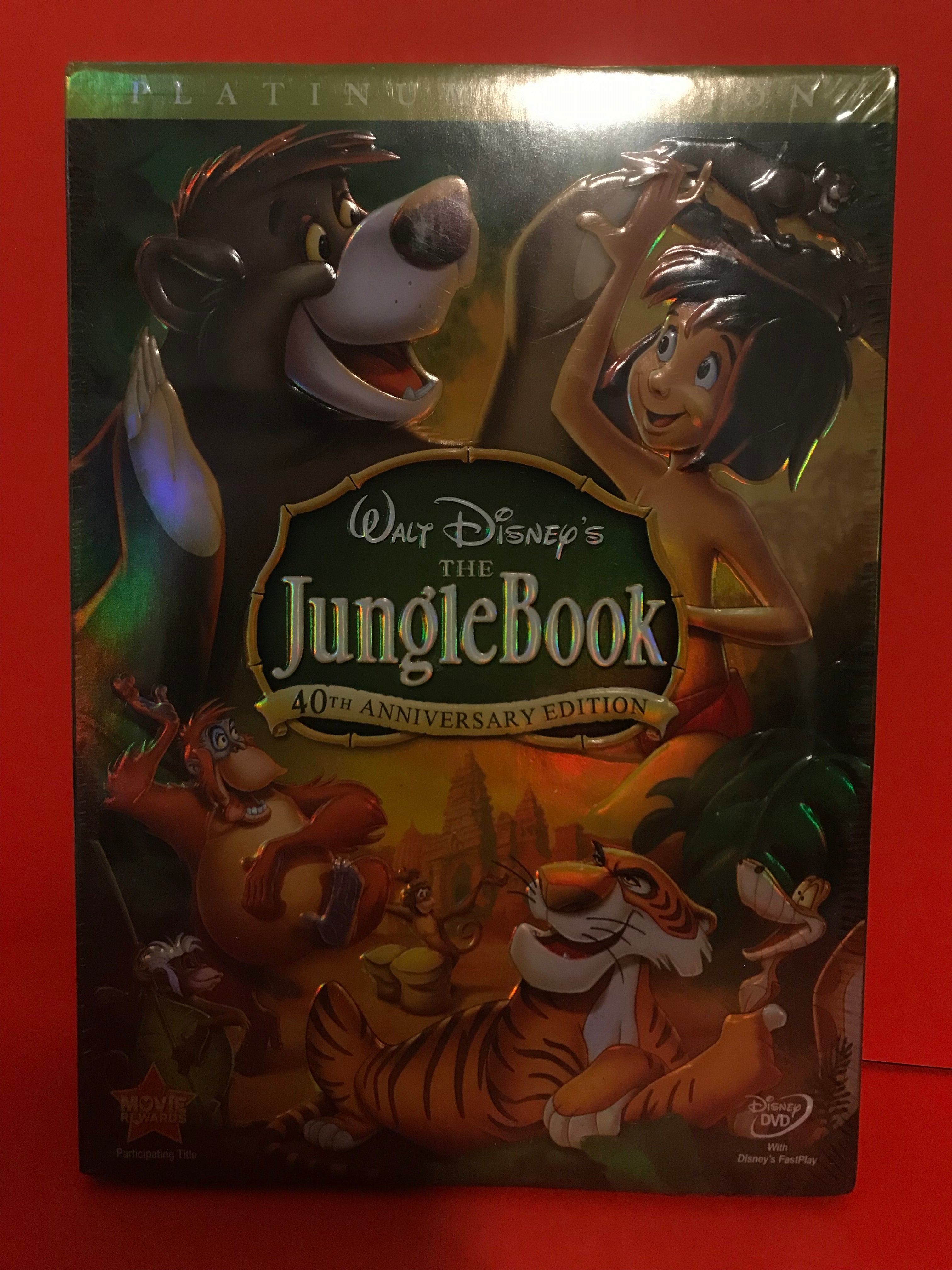 JUNGLE BOOK, THE - PLATINUM EDITION - DVD (SEALED) – dixonrecycled