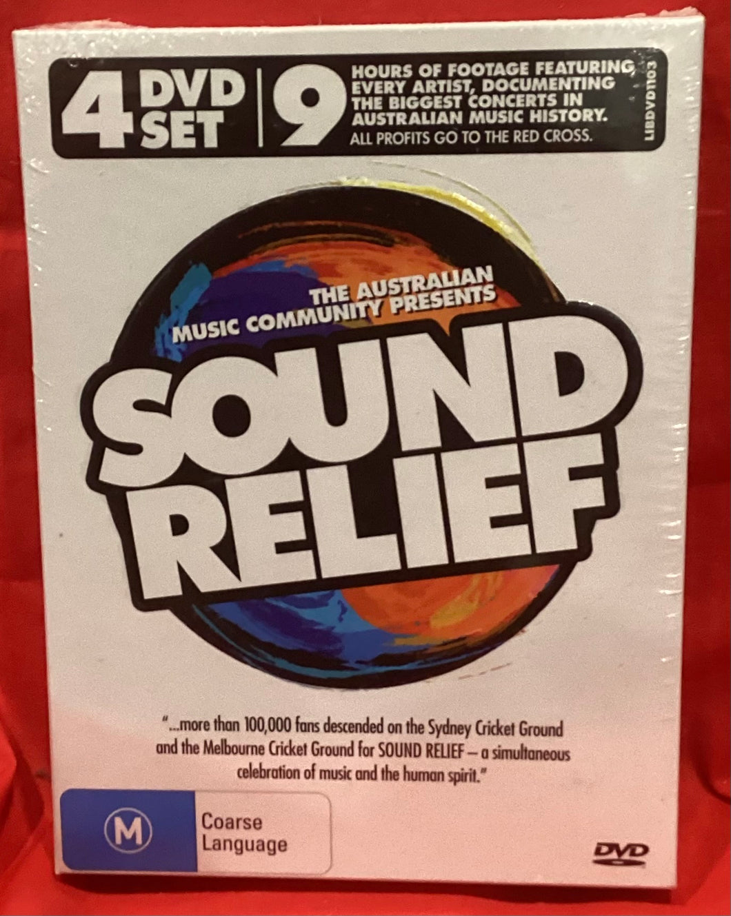 SOUND RELIEF  - 4 DISC - DVD (NEW / SEALED)