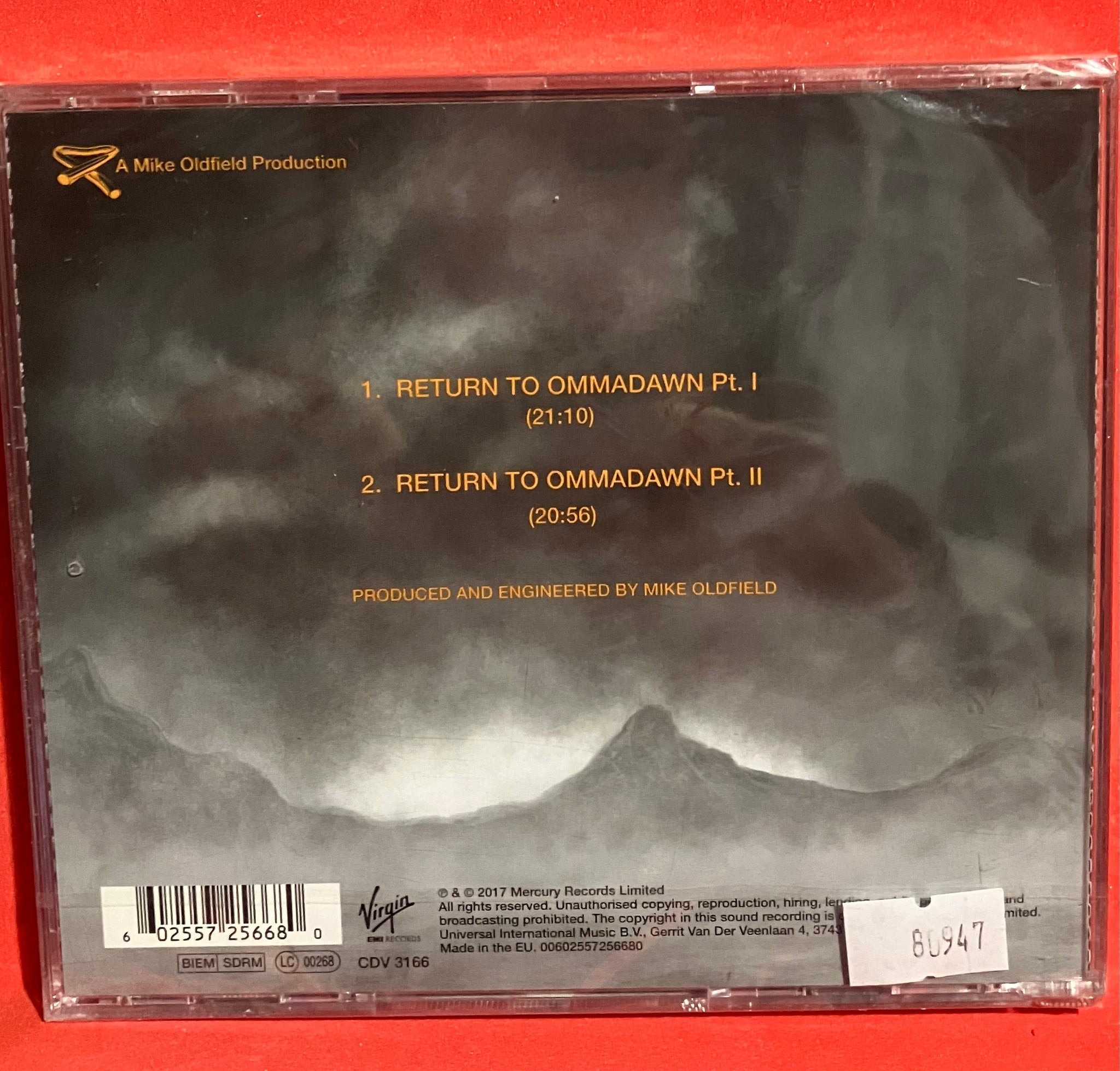 MIKE OLDFIELD RETURN TO OMMADAWN CD (SEALED) dixonrecycled