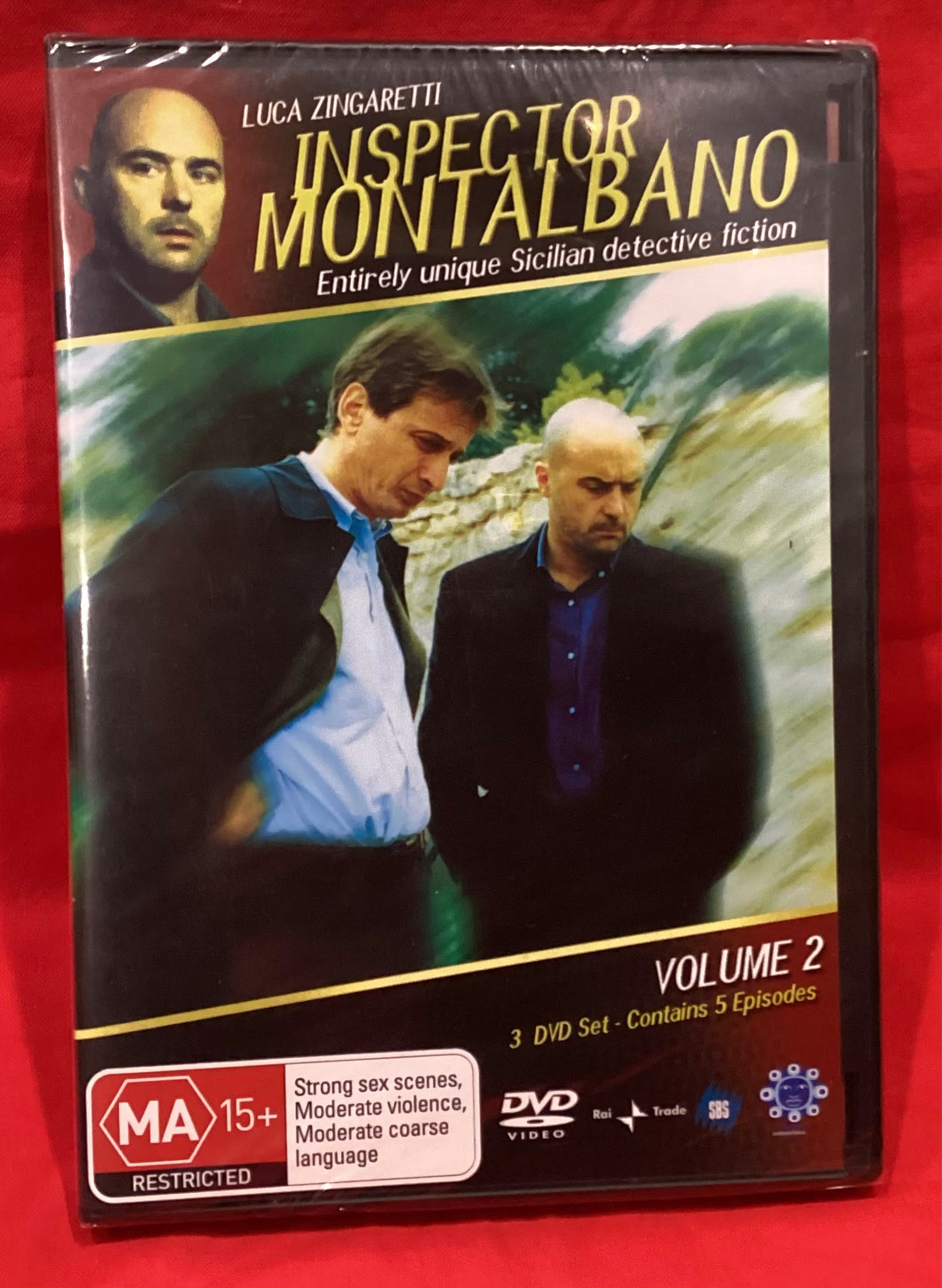 INSPECTOR MONTALBANO - VOLUME 2  - 3 DISCS  - DVD (NEW/ SEALED)
