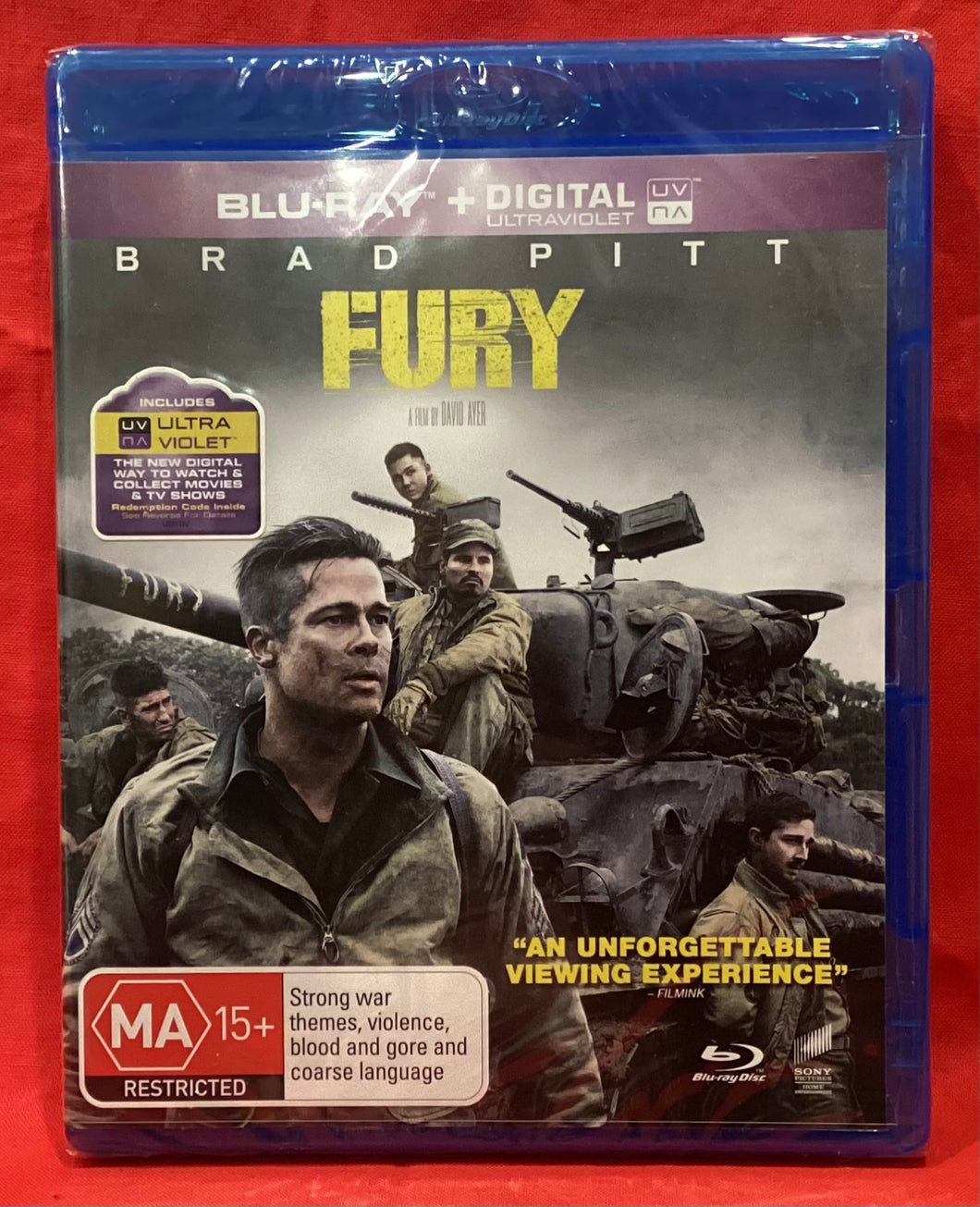 FURY - BLU RAY (NEW / SEALED)