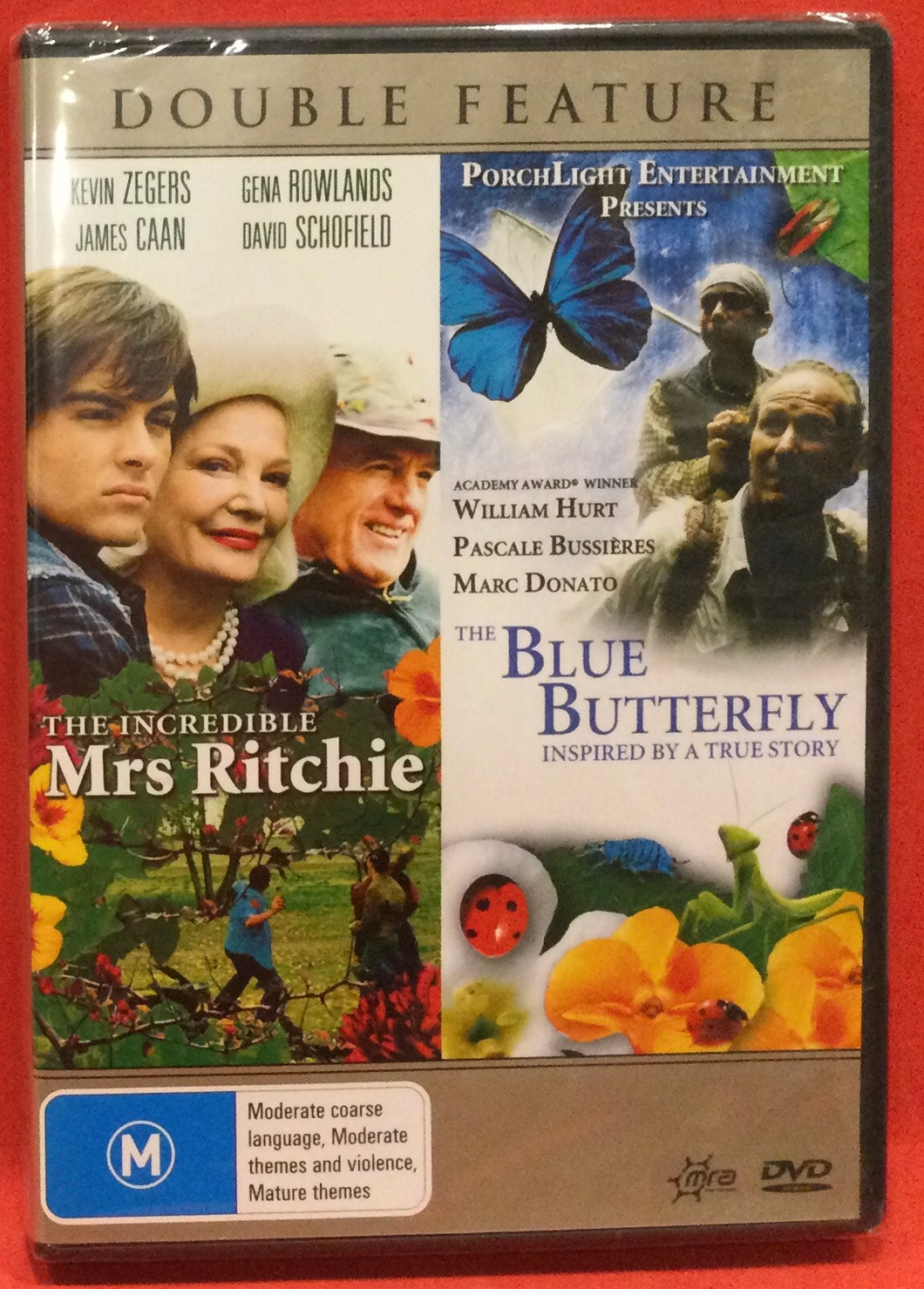 THE INCREDIBLE MRS RITCHIE / THE BLUE BUTTERFLY - DVD (NEW / SEALED)