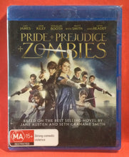 Load image into Gallery viewer, PRIDE AND PREJUDICE AND ZOMBIES - BLU RAY (SEALED)
