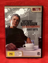Load image into Gallery viewer, ANTHONY BOURDAIN  - NO RESERVATIONS - FIRST BITE - 2 DISCS - DVD
