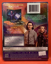 Load image into Gallery viewer, LOKI - COMPLETE FIRST SEASON  -  4K ULTRA HD &amp; BLU-RAY  - LTD EDITION STEELBOOK (NEW/ SEALED)
