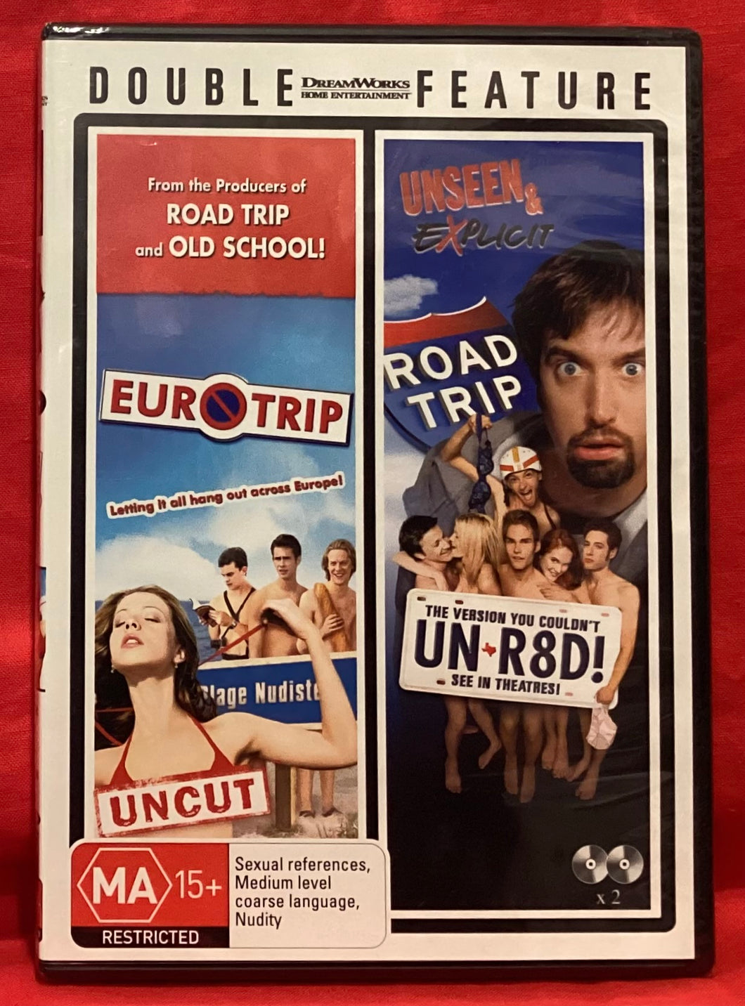 ROAD TRIP & EUROTRIP  - DVD (NEW/ SEALED)