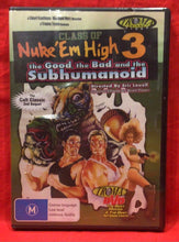 Load image into Gallery viewer, CLASS OF NUKE 'EM HIGH 3 - THE GOOD, THE BAD AND THE SUBHUMAN   - DVD (NEW /SEALED)
