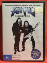 Load image into Gallery viewer, ANVIL - THE STORY OF ANVIL - DVD (SEALED)
