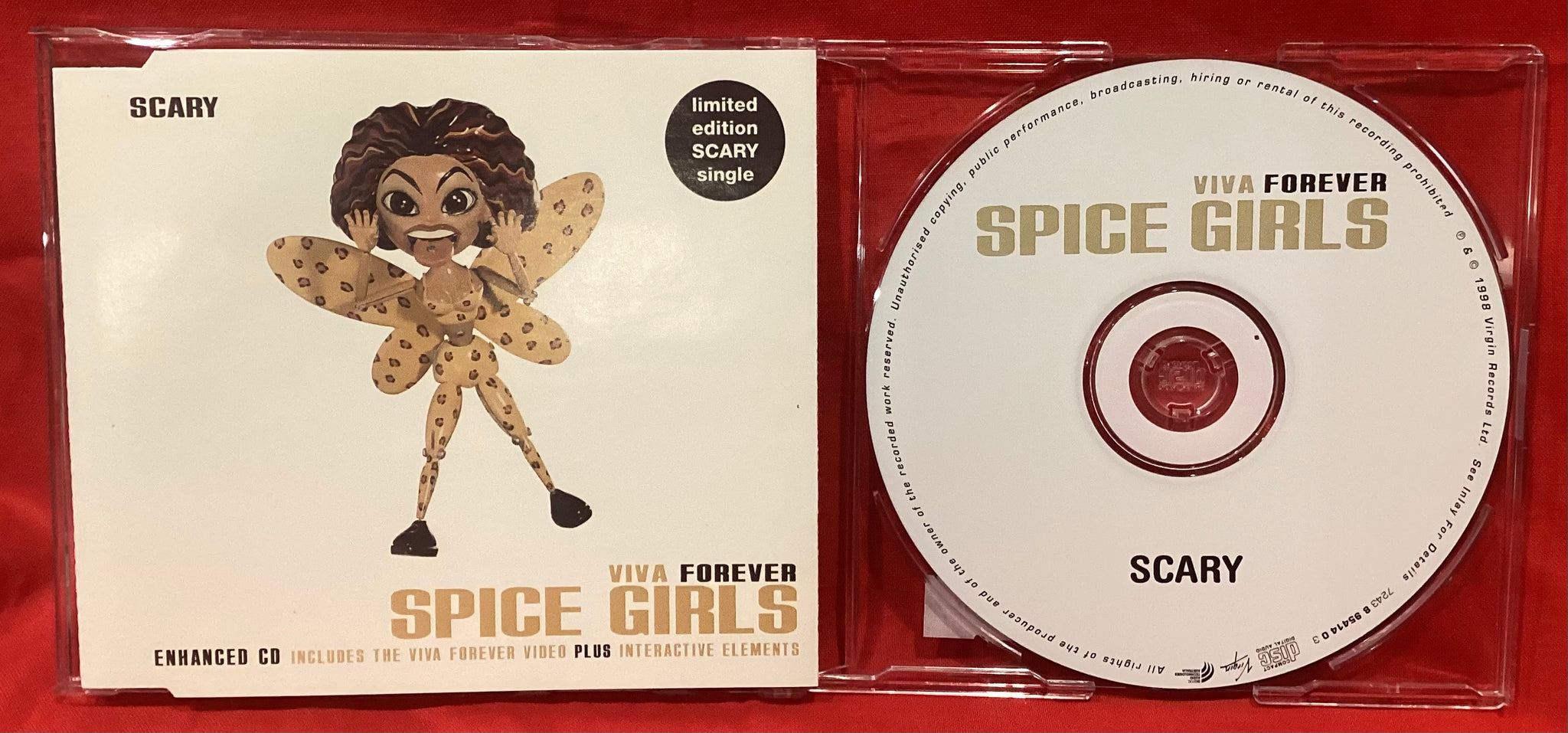 SPICE GIRLS - VIVA FOREVER CD SINGLE - SCARY SPICE COVER SPICE GIRLS - VIVA FOREVER CD SINGLE - SCARY SPICE COVER