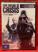 Load image into Gallery viewer, OUR BRAND IS CRISIS  - DVD (SEALED)
