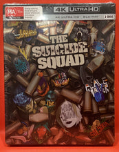 Load image into Gallery viewer, THE SUICIDE SQUAD  -  4K ULTRA HD &amp; BLU-RAY  -  STEELBOOK (NEW/ SEALED)
