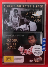 Load image into Gallery viewer, raisin in the sun to sir with love poitier dvd

