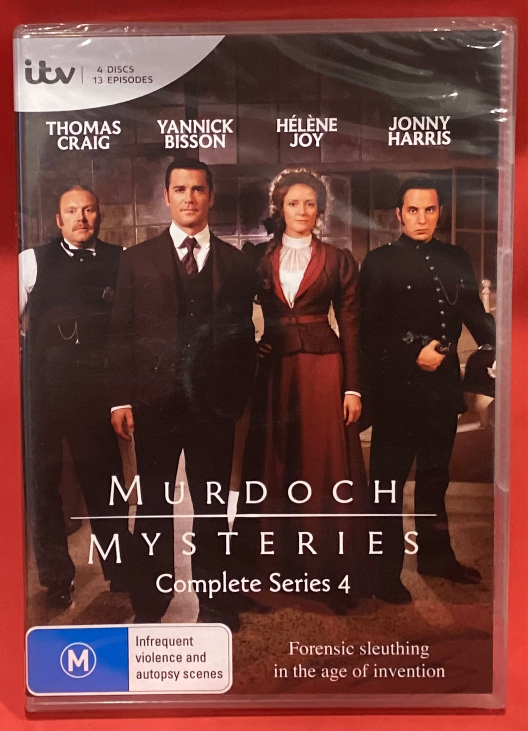 MURDOCH MYSTERIES - COMPLETE SERIES 4 - DVD (NEW/ SEALED) (Copy)