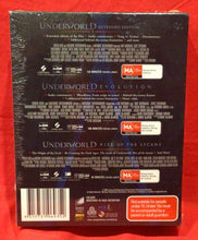 Load image into Gallery viewer, UNDERWORLD - TRILOGY - 3 FILMS  - BLU-RAY (NEW/ SEALED)
