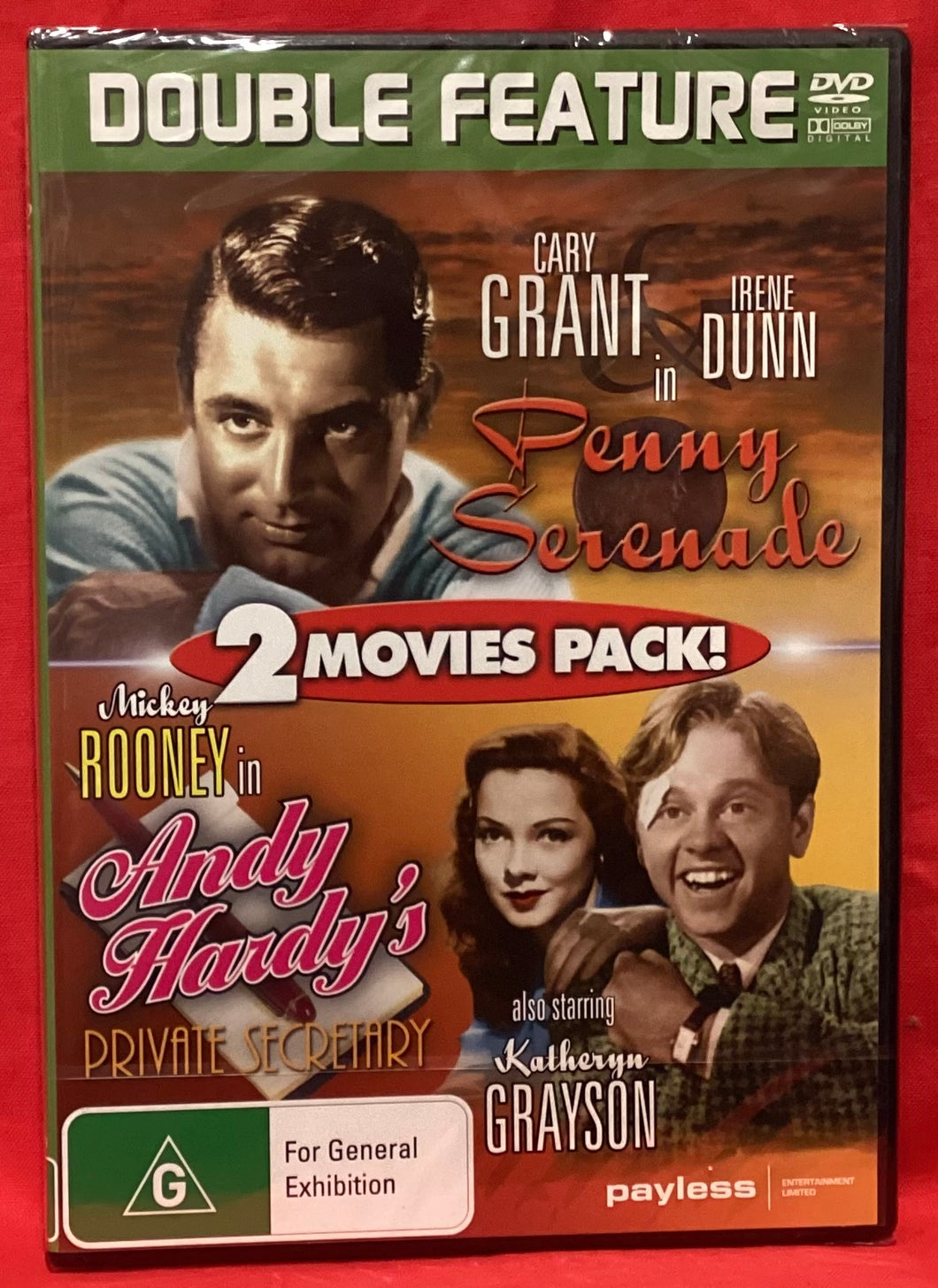 PENNY SERENADE / ANDY HARDY'S PRIVATE SECRETARY - DOUBLE FEATURE - DVD (NEW/ SEALED)