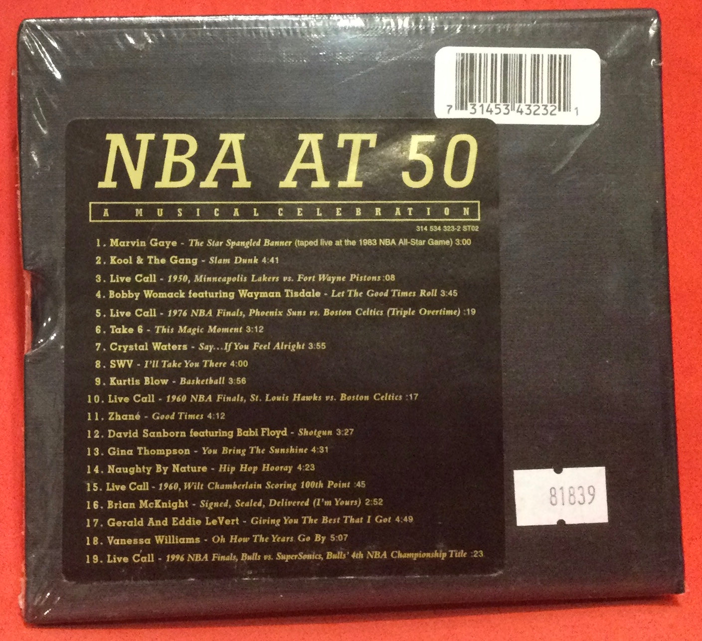 NBA AT 50 - MUSICAL CELEBRATION - VARIOUS CD - NEW/SEALED