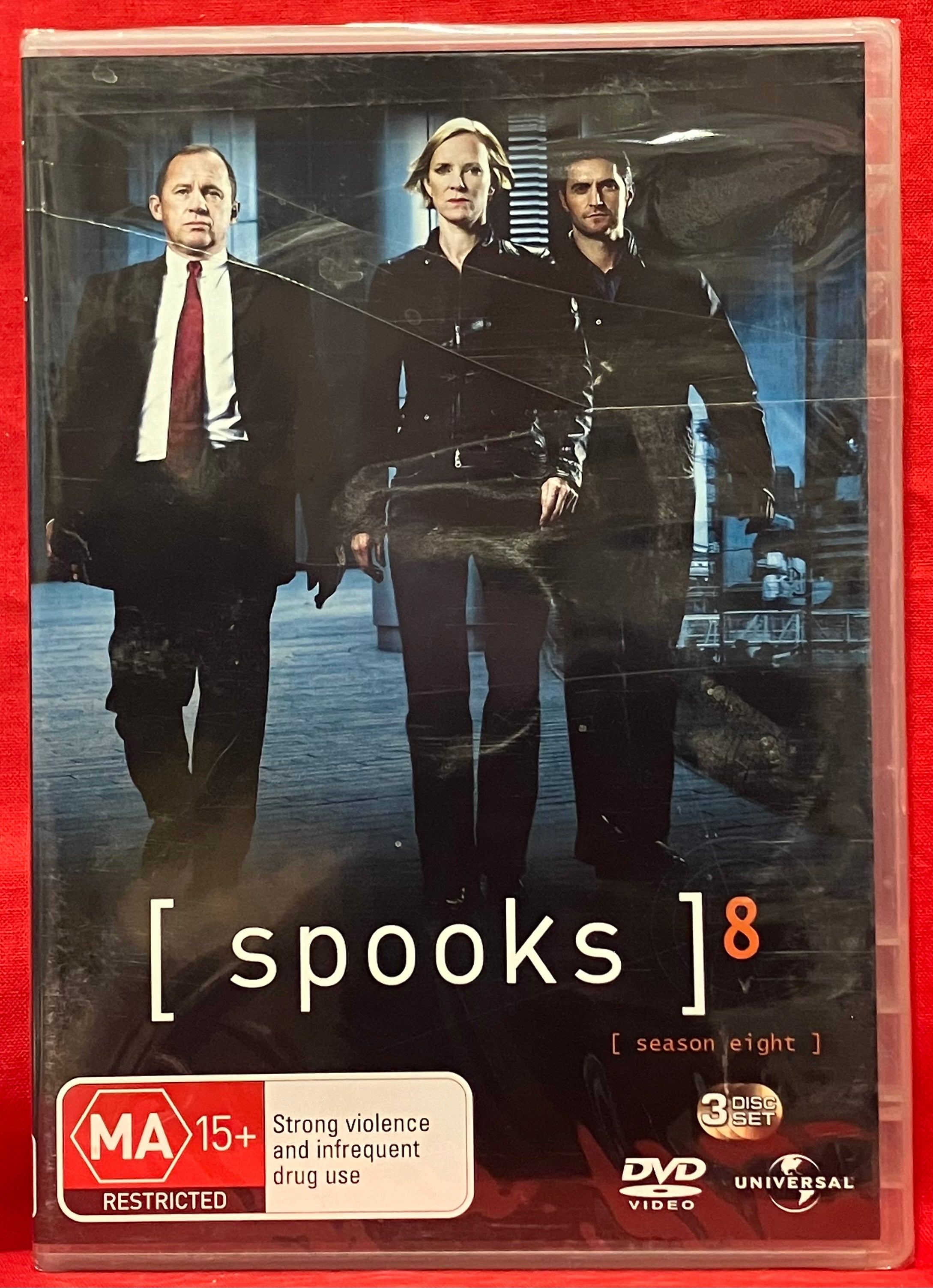 SPOOKS SERIES 8 - FINAL SERIES - 3 DISC DVD (NEW / SEALED) – Dixon ...