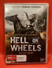 Load image into Gallery viewer, HELL ON WHEELS - SEASON 3   - 3 DISC DVD (NEW/ SEALED)
