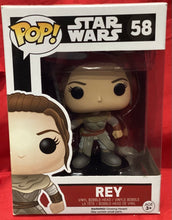 Load image into Gallery viewer, FUNKO POP!  - REY- STAR WARS #58  - NEW IN BOX
