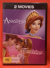 Load image into Gallery viewer, ANASTASIA / THUMBELINA   - DVD (NEW/ SEALED)
