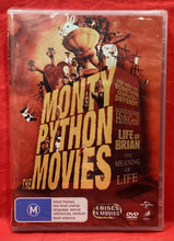 Load image into Gallery viewer, MONTY PYTHON, THE MOVIES - 4 DVD DISCS (NEW / SEALED)
