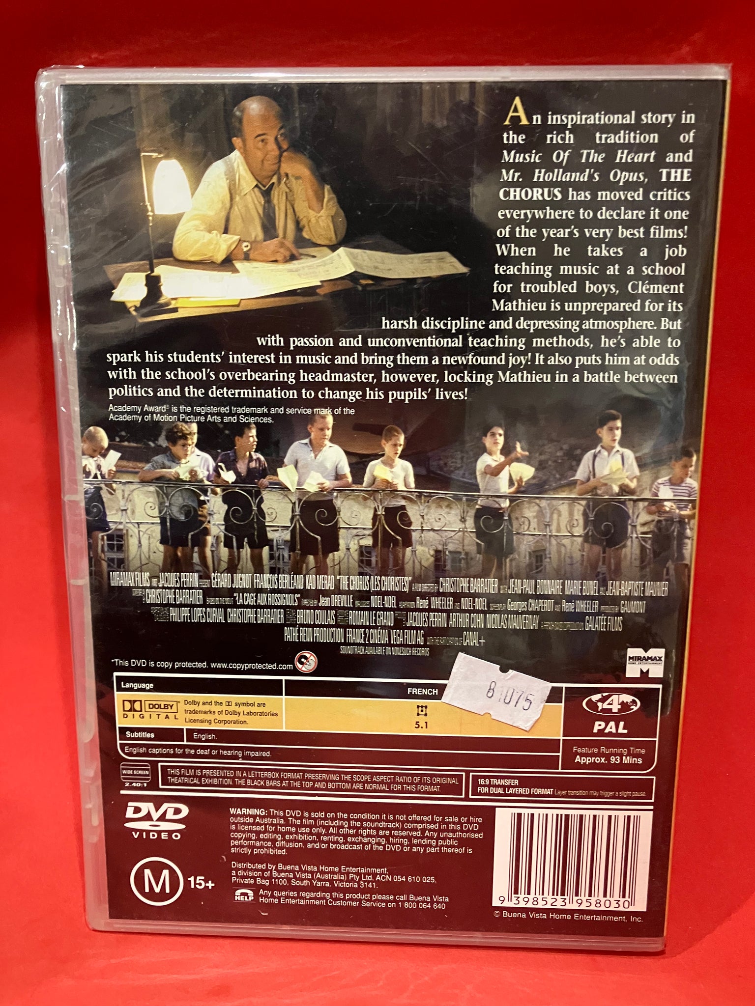 THE CHORUS (LES CHORISTES) - DVD -SEALED – dixonrecycled