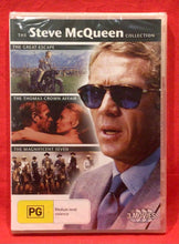 Load image into Gallery viewer, STEVE McQUEEN COLLECTION - 3 FILMS  - DVD  (NEW / SEALED)
