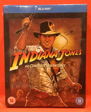 Load image into Gallery viewer, INDIANA JONES  - THE COMPLETE ADVENTURE COLLECTION - ALL 4 FILMS  - BLU-RAY (NEW/ SEALED)
