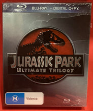 Load image into Gallery viewer, JURASSIC PARK - ULTIMATE TRILOGY - BLU-RAY (NEW/ SEALED)
