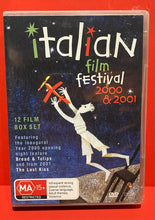 Load image into Gallery viewer, ITALIAN FILM FESTIVAL 2000 &amp; 2001 - 6 DVDS (SEALED)

