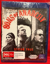 Load image into Gallery viewer, SONS OF ANARCHY - SEASON 4 - 3 DISCS BLU-RAY (NEW/SEALED)
