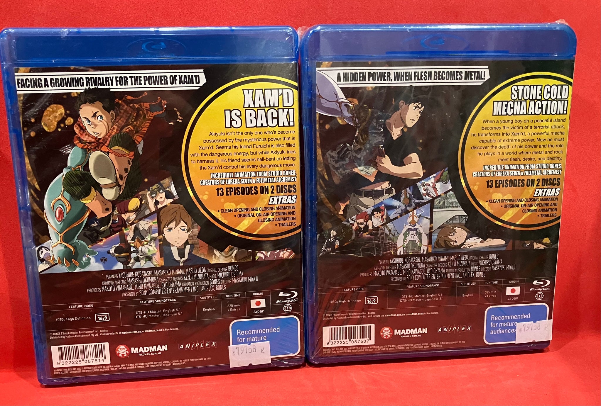 XAM'D - LOST MEMORIES COLLECTION 1 AND 2 - BLU-RAY (SEALED