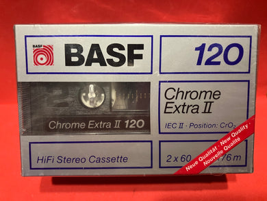 basf chrime extra 2 120 audio cassette