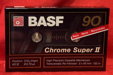 Load image into Gallery viewer, BASF SUPER CHROME II 90 - BLANK CASSETTE - BRAND NEW
