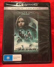 Load image into Gallery viewer, ROGUE ONE - A STAR WARS STORY  -  4K ULTRA HD  &amp; 2 DISC BLU-RAY (NEW/ SEALED)
