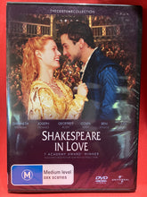 Load image into Gallery viewer, SHAKESPEARE IN LOVE - DVD (SEALED)
