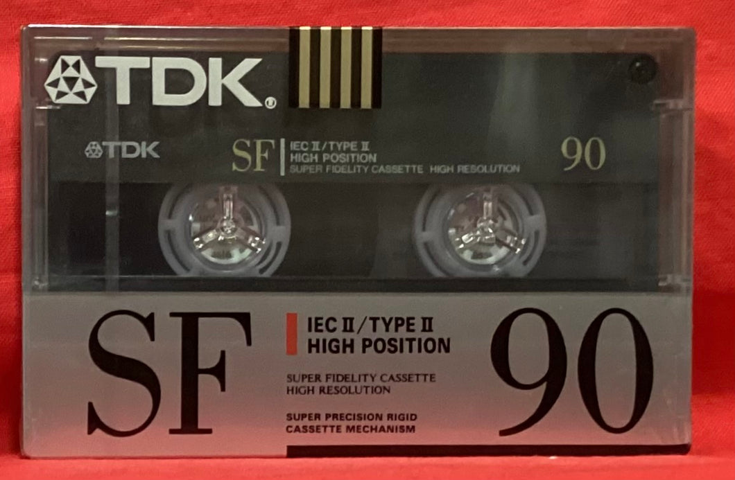 TDK SF-90  -   BLANK CASSETTE (NEW/ SEALED)