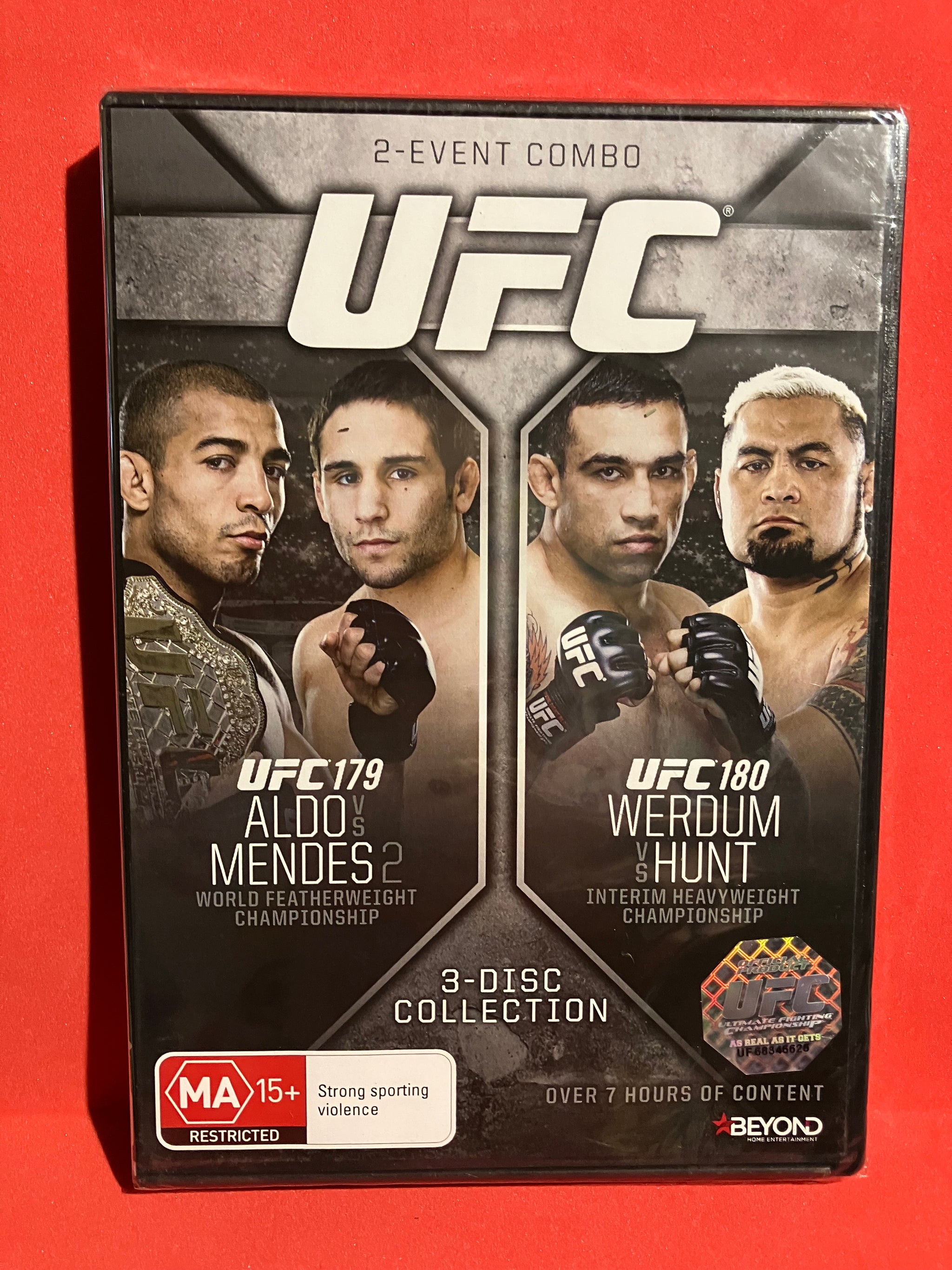 UFC 179 & UFC 180 - 3 DISC DVD (SEALED) – Dixon Recycled Records