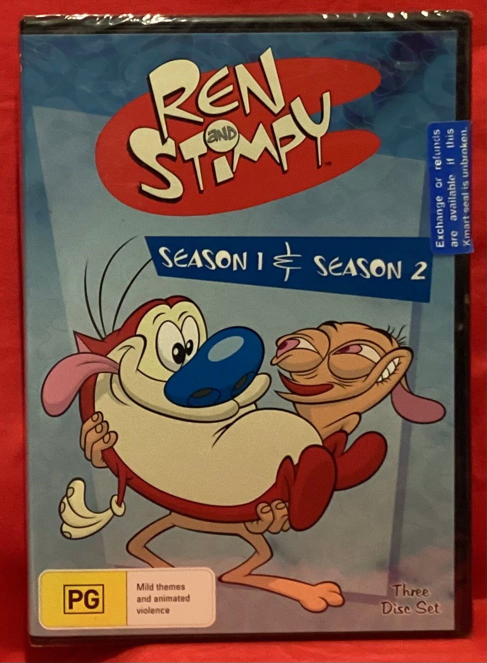 REN AND STIMPY - SEASON 1 & 2 - DVD (NEW/ SEALED)