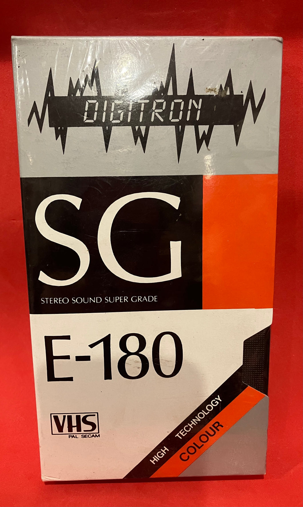 DIGITRON - SG E-180 BLANK VIDEO CASSETTE (SEALED)