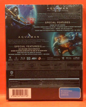 Load image into Gallery viewer, AQUAMAN  - 2 FILM COLLECTION  -  4K ULTRA HD   &amp; BLU-RAY (NEW/ SEALED)
