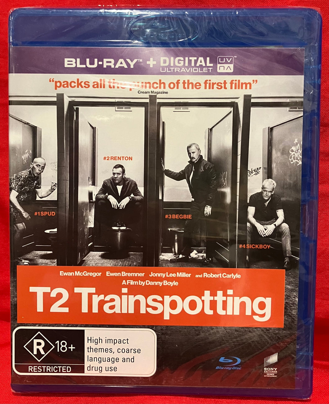 Trainspotting Blu-ray – New Sealed, Ewan McGregor, Danny Boyle, Region A (1996)