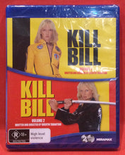 Load image into Gallery viewer, KILL BILL  - VOLUME 1 AND 2 - BLU RAY  (NEW / SEALED)
