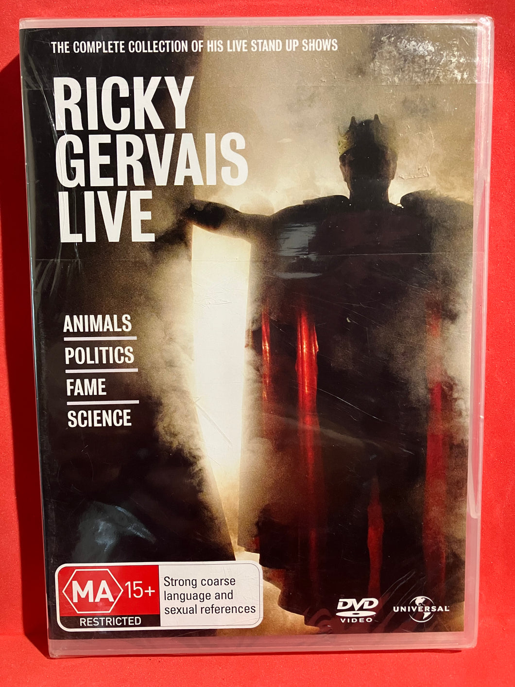 RICKY GERVAIS - LIVE - DVD (SEALED)