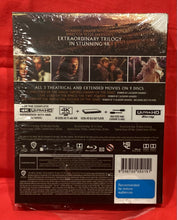 Load image into Gallery viewer, THE LORD OF THE RINGS - MOTION PICTURE TRILOGY - THEATRICAL AND EXTENDED MOVIES  -  4K ULTRA HD   (NEW/ SEALED)
