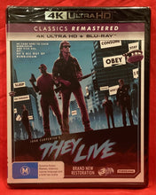 Load image into Gallery viewer, THEY LIVE  - 4K HULTRA HD &amp; BLU-RAY (NEW/ SEALED)
