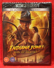 Load image into Gallery viewer, INDIANA JONES AND THE DIAL OF DESTINY  - 4K ULTRA HD + BLU-RAY -  (NEW / SEALED)
