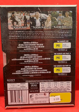 Load image into Gallery viewer, THE KARATE KID PART I PART II PART III DVD TIN SLIP CASE - (SEALED)
