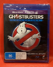 Load image into Gallery viewer, GHOSTBUSTERS - COLLECTION - 3 MOVIES -BLU RAY (NEW / SEALED)
